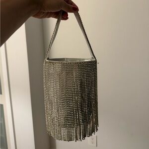 Hello Molly Dripping Diamonds Fringe Handbag
